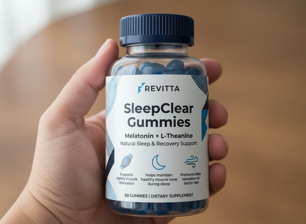 SleepClear Gummies | Deep Sleep & Muscle Recovery
