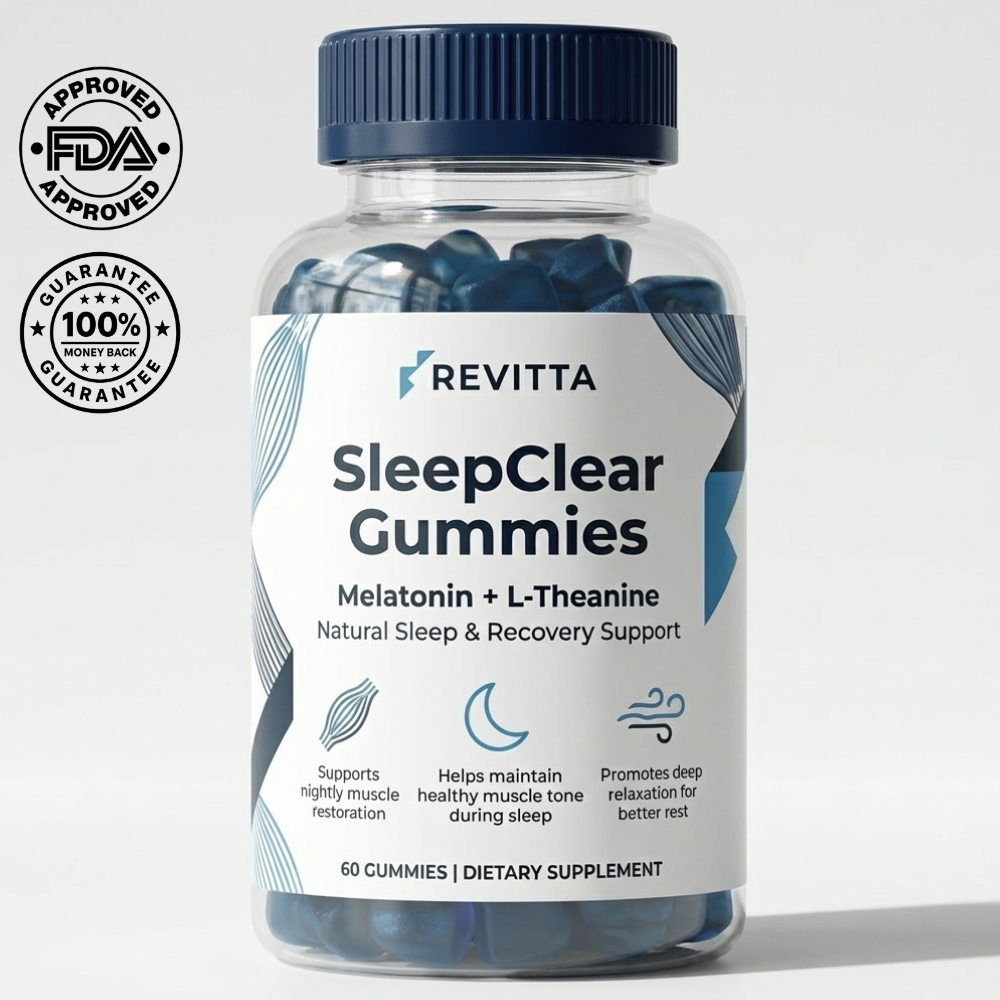 SleepClear Gummies | Deep Sleep & Muscle Recovery