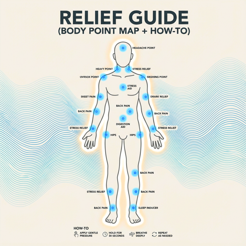 Relief Guide (Body Point Map + How to)